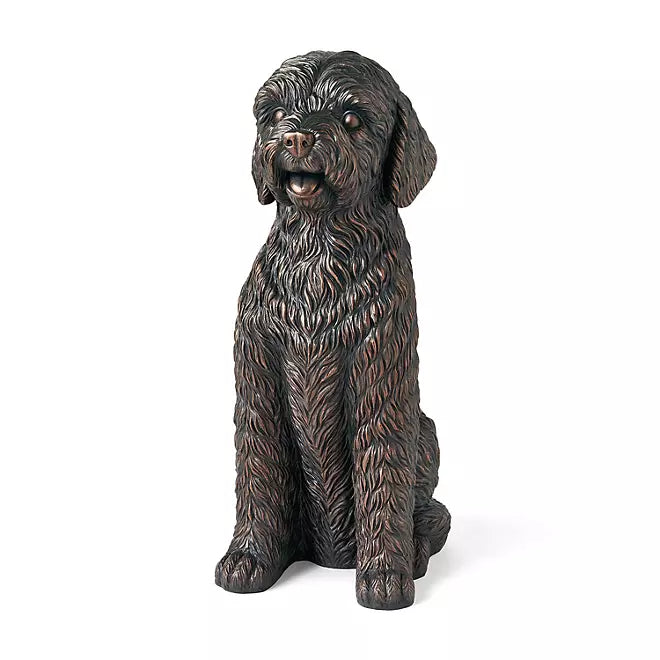 Sitting Doodle Dog Statue