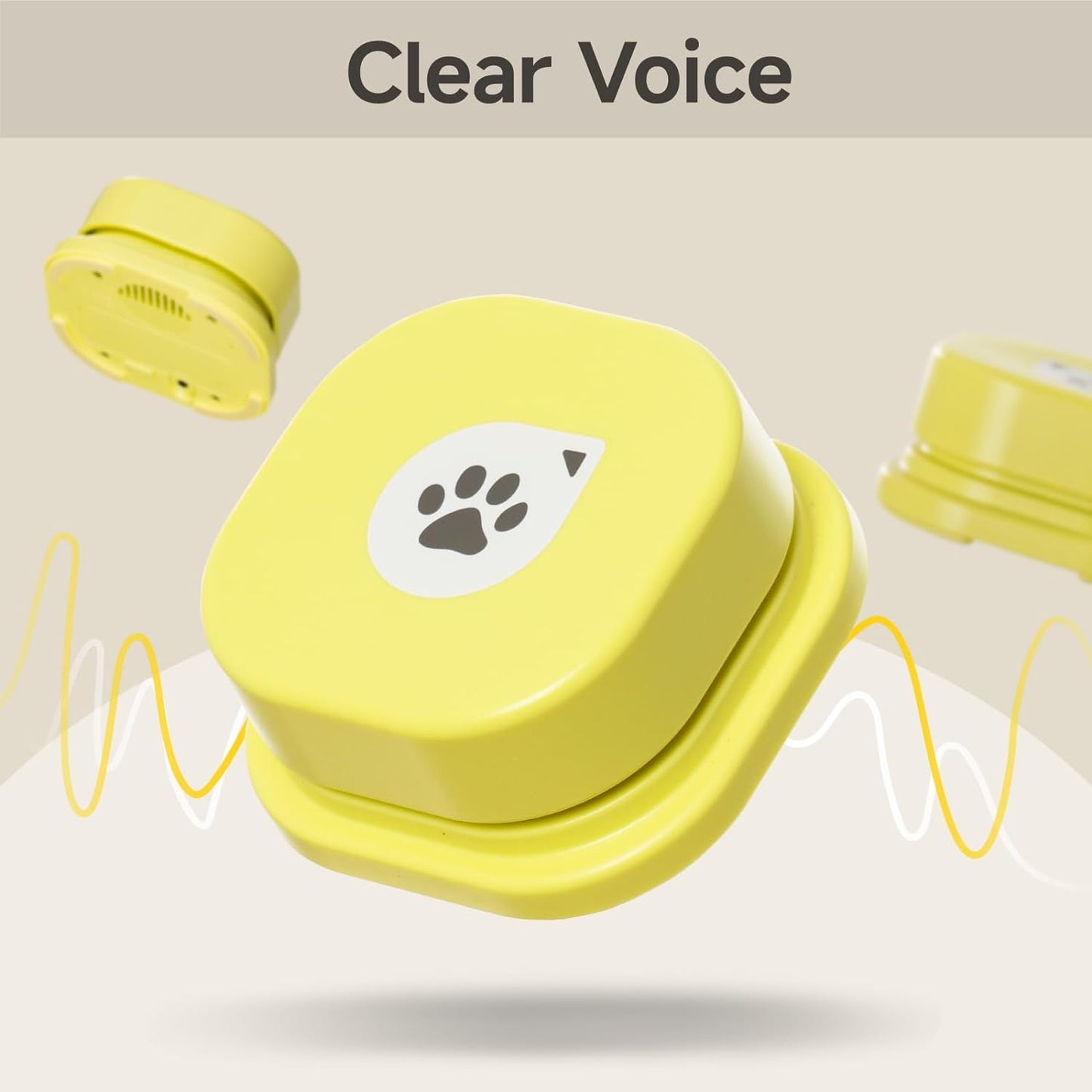 Easy-Use Voice Recording Dog Buttons - Train, Talk, & Play!