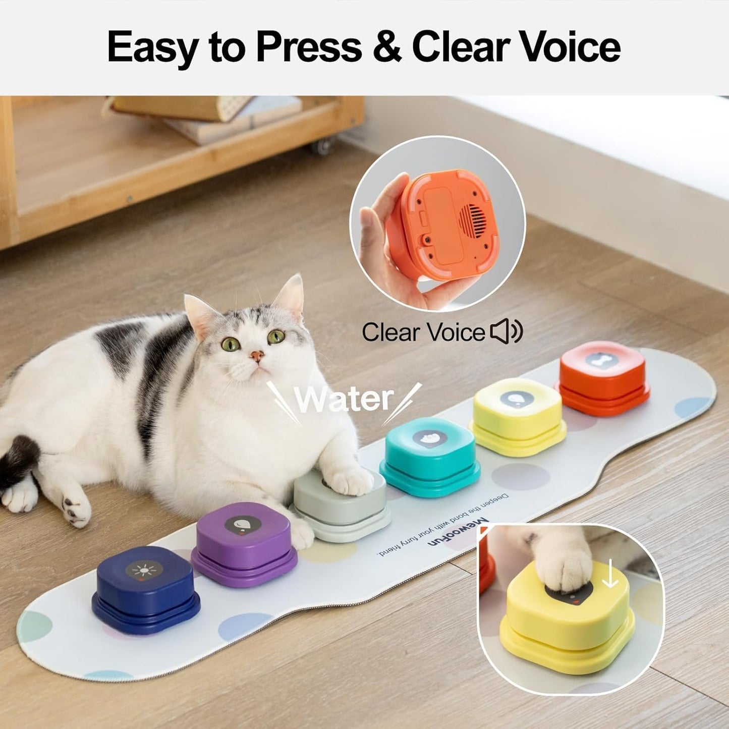 Voice Recording Pet Buttons - Communicate & Train with Ease